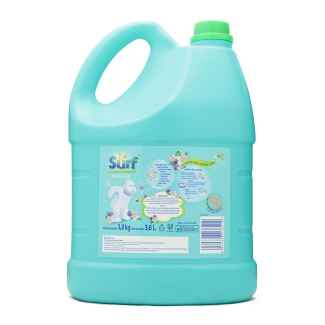 NƯỚC GIẶT SURF SƯƠNG MAI CAN 3,8Kg