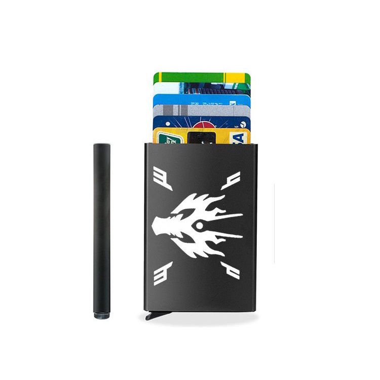 Ví Đựng Thẻ Bằng Kim Loại Họa Tiết Kamen Rider Dragon Tooth Dragon Rider