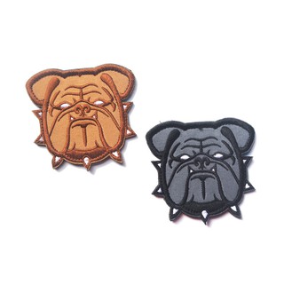 Sticker Ủi Thêu Hình Chó Bull