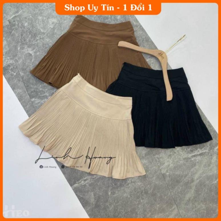 [GIÁ TỐT] Chân váy dập ly ngắn một tầng -IB | BigBuy360 - bigbuy360.vn
