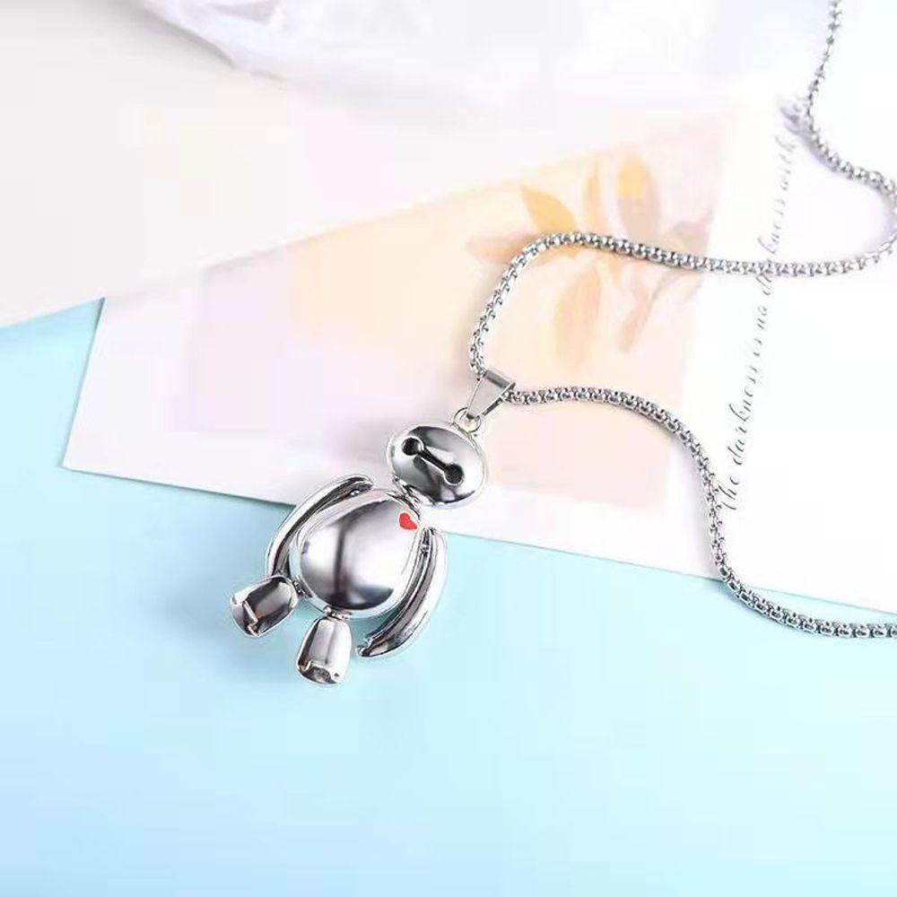 Vòng cổ Mặt Hình Baymax Hoạt Hình Di Chuyển Được