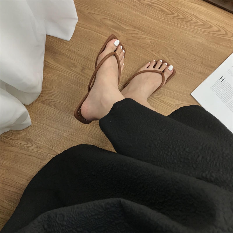 Dép Xỏ Ngón Đế Mềm Thiết Kế Đơn Giản Thời Trang Mùa Hè Hàn Quốc 2022 Dành Cho Nữ