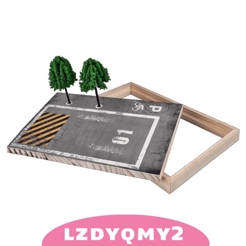 Mô Hình Phong Cảnh Bãi Đậu Xe Diorama Tỉ Lệ 24