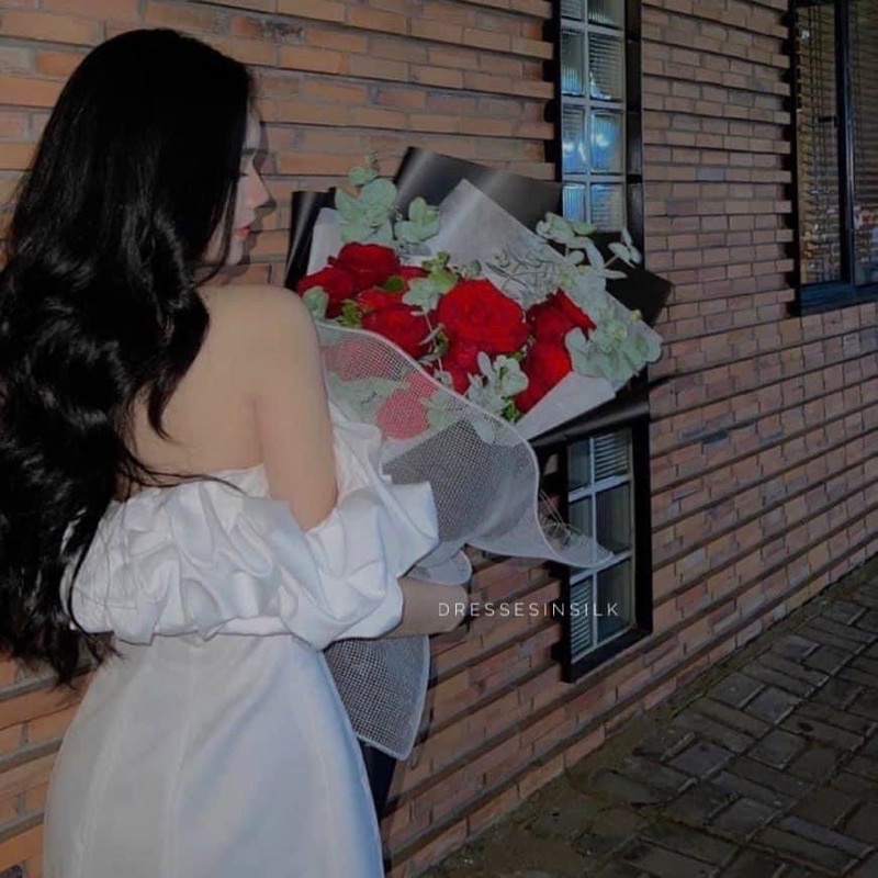 Đầm body trắng ngắn bẹt vai bèo. Thời trang đầm đi chơi dự tiệc sang trọng quý phái dạo phố sinh nhật party hotgirl tk