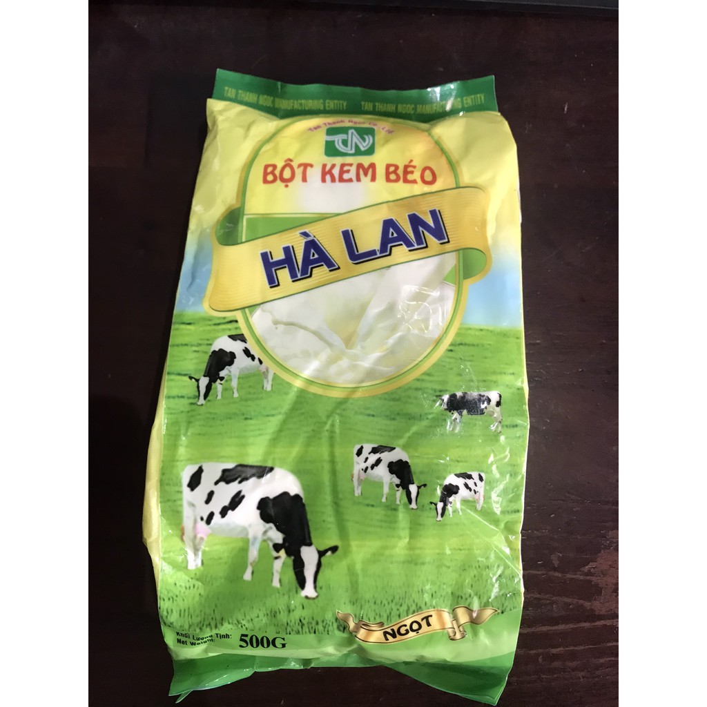 Bột Kem Béo Hà Lan bịch 500gr