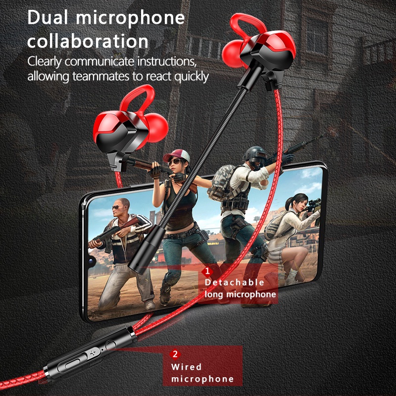Tai Nghe Gaming G3000 Cao Cấp Chống Ồn Jack Cắm 3.5mm