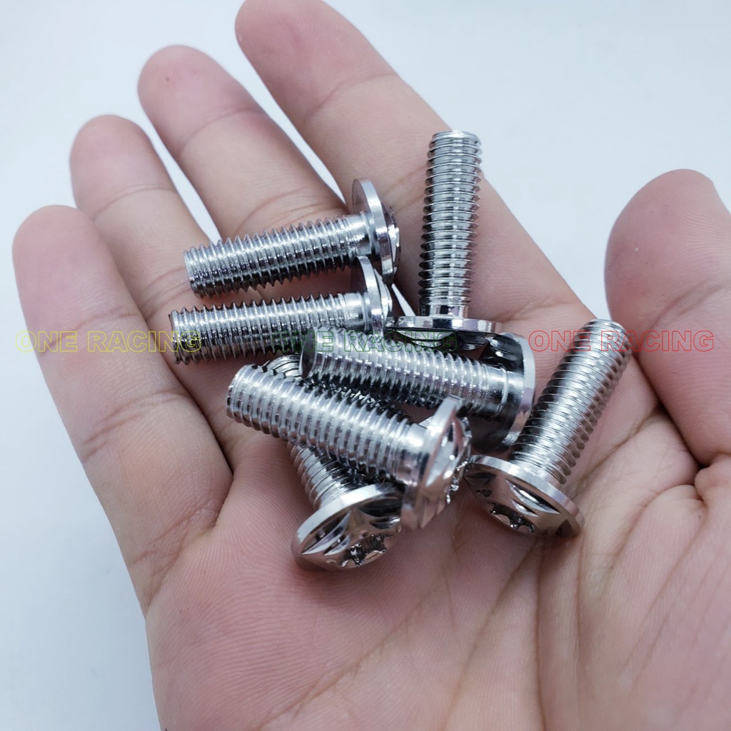 Ốc Salaya 6li 8li Dù Sao Gắng Dàn Áo, ốp Pô, Đĩa, Hộp Xích, Nón Bảo Hiểm...