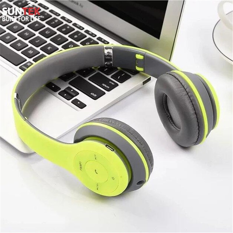 [Mã 2404EL10K giảm 10K đơn 20K] TAI NGHE Bluetooth STN-019(Xanh Nõn chuối xám)