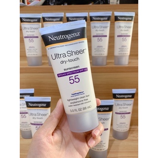 Kem chống nắng neutrogena ultra sheer spf 55 - 88ml