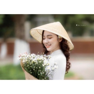 Mây tre- Nón lá đan thưa chụp ảnh -Tre HN