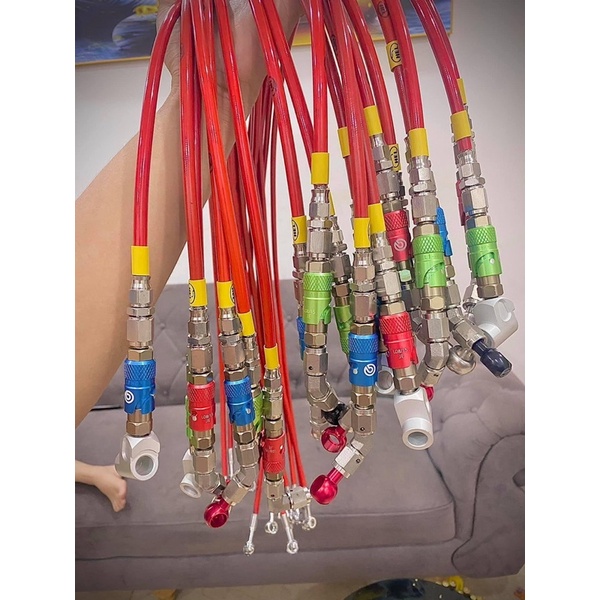 Dây dầu Hel bấm có ngắt dầu