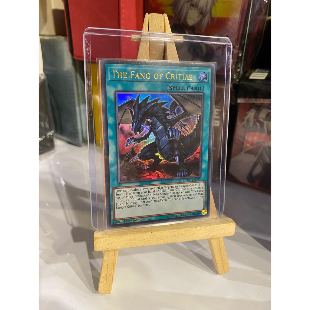 Lá bài thẻ bài Yugioh The Fang Of Critias – Ultra Rare - Tặng bọc bài nhựa bảo quản