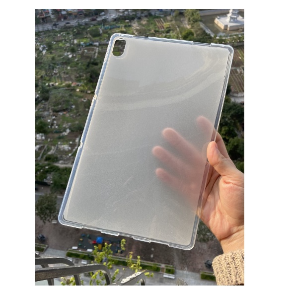 Ốp lưng dẻo cho Lenovo P11 J606F , P11 Plus 11 inch silicon trong nhám bảo vệ máy chống vân tay