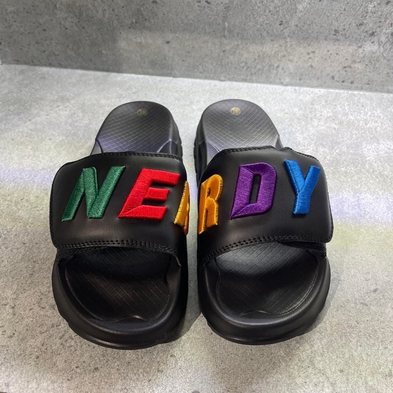 Dép quai ngang Nerdy Hàn Quốc đế cao 4.5cm