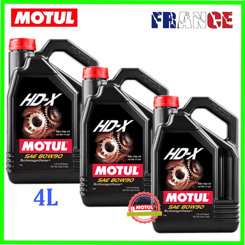 Nhớt Hộp Số Sàn ÔTô Và Hộp Số Xe Tay Ga Motul HD-X 80W-90 , Mã QR Chống Giả