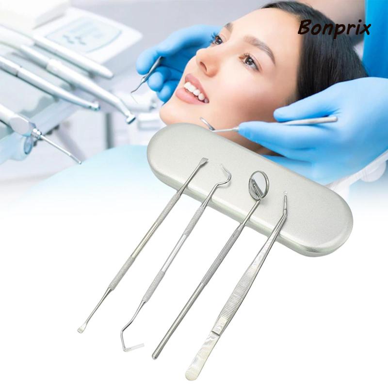 [Bon] Nhíp Nhổ Miệng Tráng Gương Chăm Sóc Răng Miệng