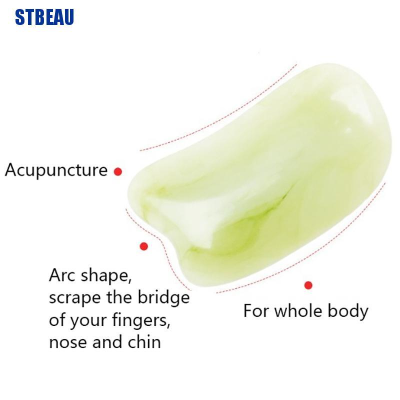 1 Dụng Cụ Cạo Mát Xa Mặt Và Cơ Thể Bằng Resin Tự Nhiên An Toàn Cho Sức Khỏe