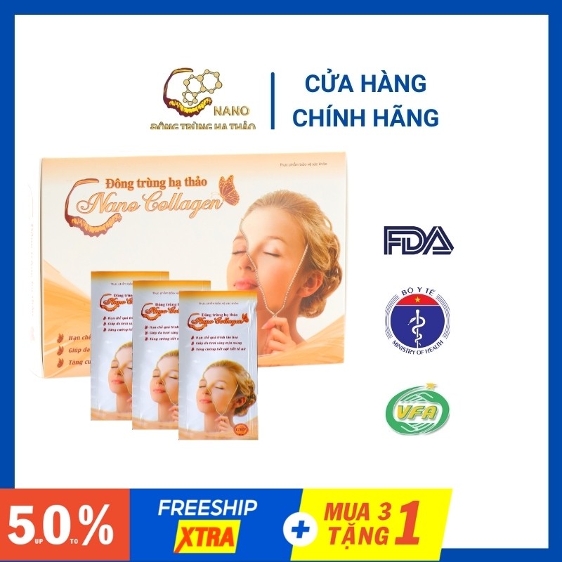 [FREESHIP50K]✅Nước Uống Nano Collagen Đông Trùng Hạ Thảo 24 góix10ml Giúp Da Săn Chắc Căng Mịn Tăng Cường Nội Tiết Tố Nữ | BigBuy360 - bigbuy360.vn