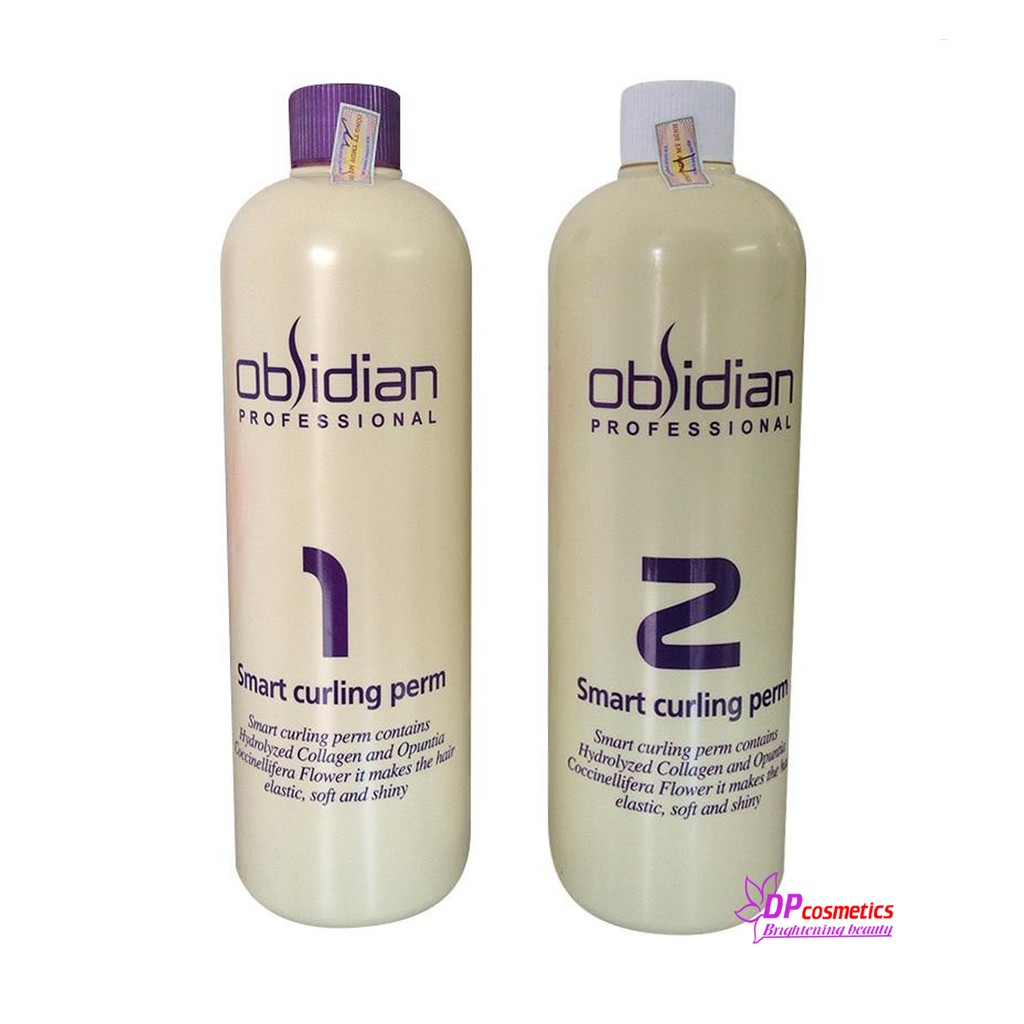 Thuốc uốn lạnh, uốn setting 3D Obsidian Smart Curling Perm 500ml+500ml