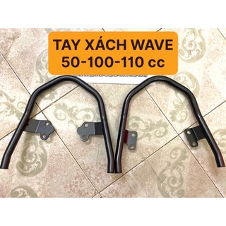 1 Tay xách cảng sau tay dắt Wave 50 100 110 cc - MÀU ĐEN - cực dày và chắc khỏe  - 3T RACING