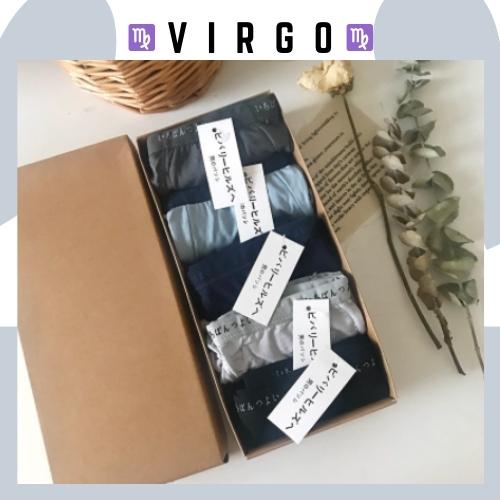 Quần Sịp Đùi Nam Thông Hơi Muji xuất Nhật combo hộp 4c