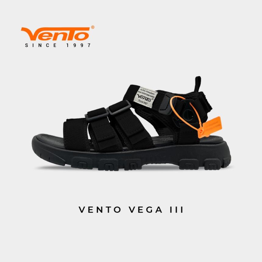 Giày Sandal Nam Vento Chính Hãng VEGA III SD10605 Màu Đen