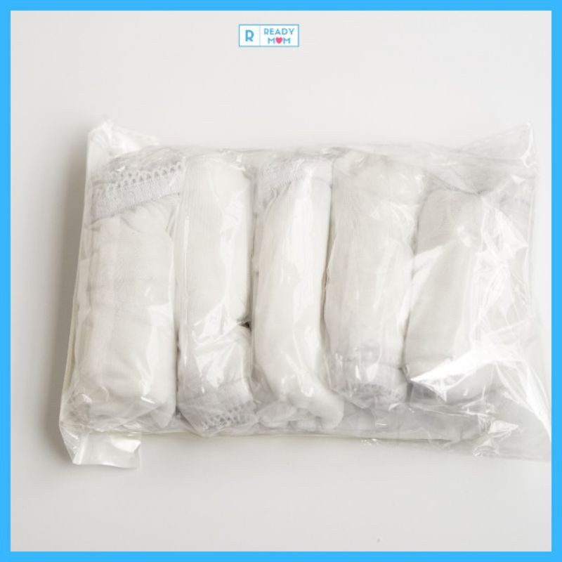 Quần Lót Giấy Cotton |1 Túi 5 chiếc | Dùng 1 Lần | Đáy Quần 2 Lớp | Happy Days | Dùng Khi Đi Du Lịch| Mẹ Bầu Đi Sinh