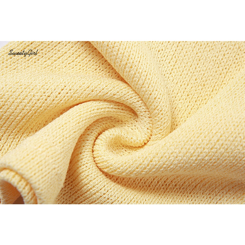 Áo Dệt Kim Tay Dài Hở Vai Màu Trơn Thời Trang 2022 Dành Cho Nữ