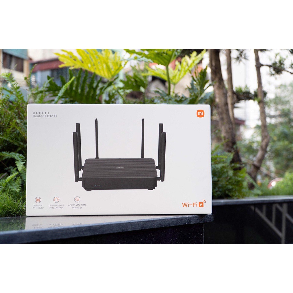 Router wifi 6 Xiaomi AX3200 - Bộ phát WiFi Xiaomi Mi Router AX3200 Quốc Tế hỗ trợ mesh wifi 6