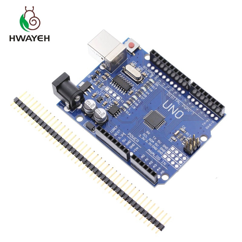 Mạch Arduino UNO R3 với cáp Usb ATMEGA328P-AU UNO R3 (CH340G) MEGA328P