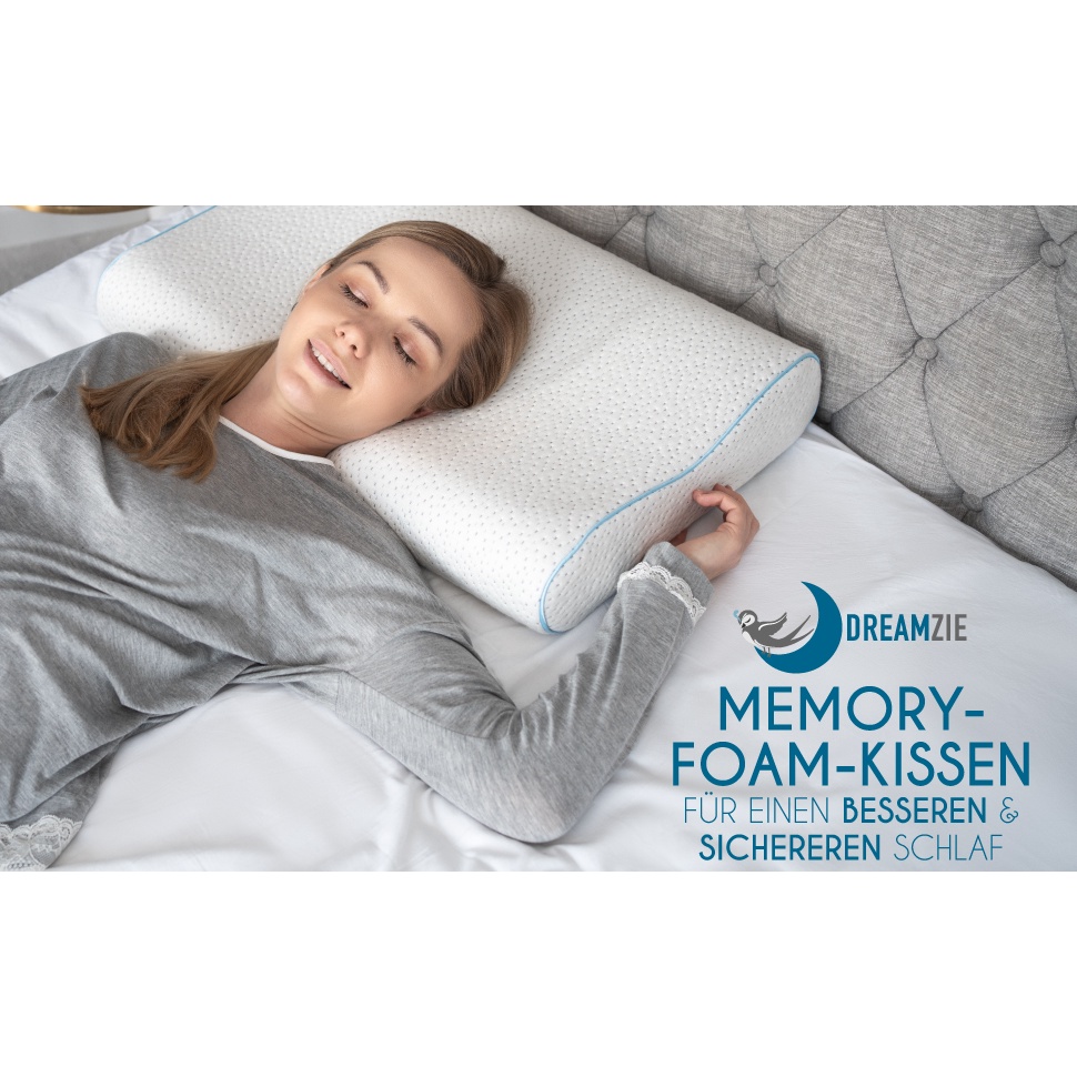 Gối chống thoái hóa đốt sống cổ Dreamzie Foam Pillow - hàng nội địa Đức