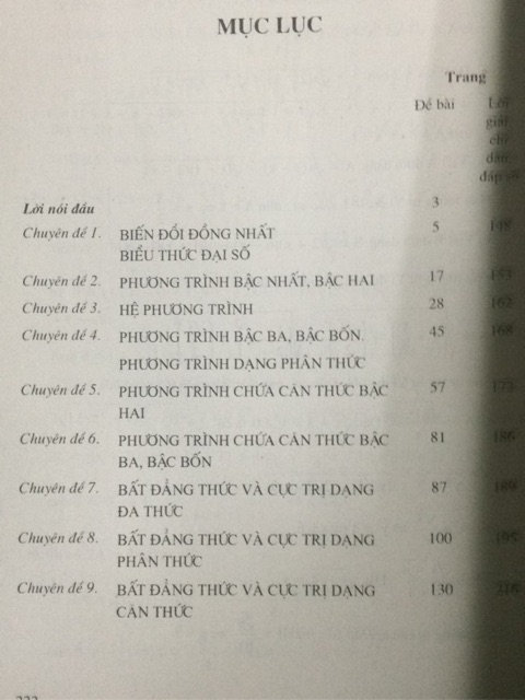 Sách - 9 chuyên đề Đại số trung học cơ sở
