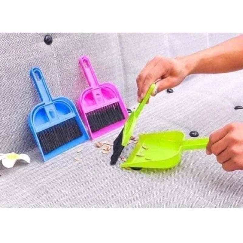 Bộ chổi quét mini bụi kèm hót rác 14cm x 20cm sạch mọi ngóc nghách