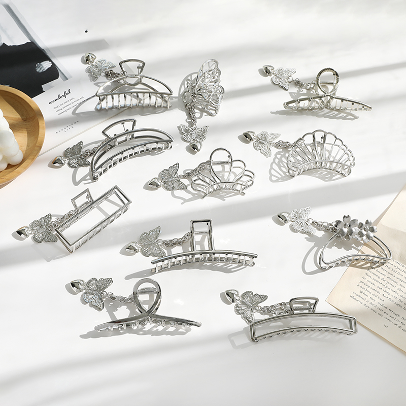 iF YOU Kẹp Càng Cua Trang Trí Hình Bướm Và Trái Tim Nhiều Thiết Kế Tùy Chọn Thời Trang Cổ Điển Phong Cách Hàn Quốc Cho Nữ