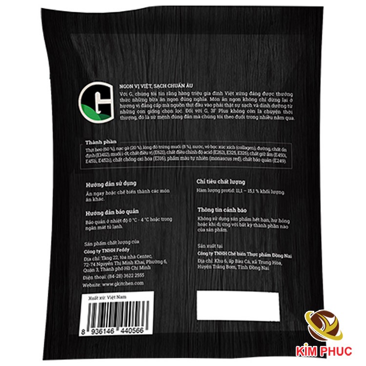 Xúc xích trứng muối G | BigBuy360 - bigbuy360.vn