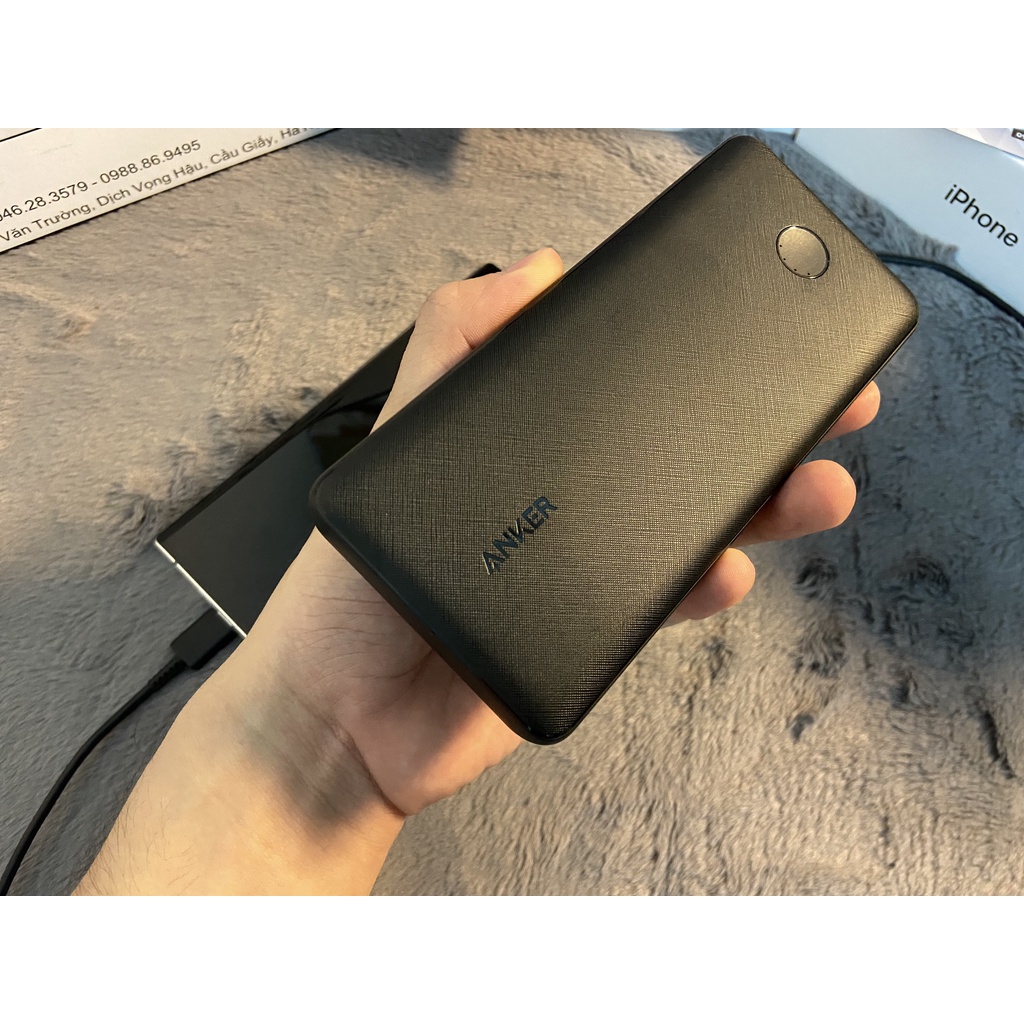 Chính Hãng (Video Thật 100%) Pin Sạc Dự phòng Anker PowerCore Slim 10000mAh B2B A1229 (NO BOX)