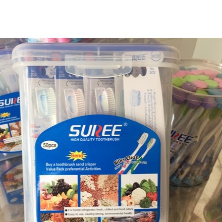 Combo 30 cây Bàn chải Thái Suree & Freshy