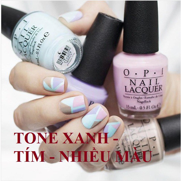 [Auth] [Tone Xanh-Tím-Nhiều màu] Sơn móng tay OPI chuẩn chính hãng