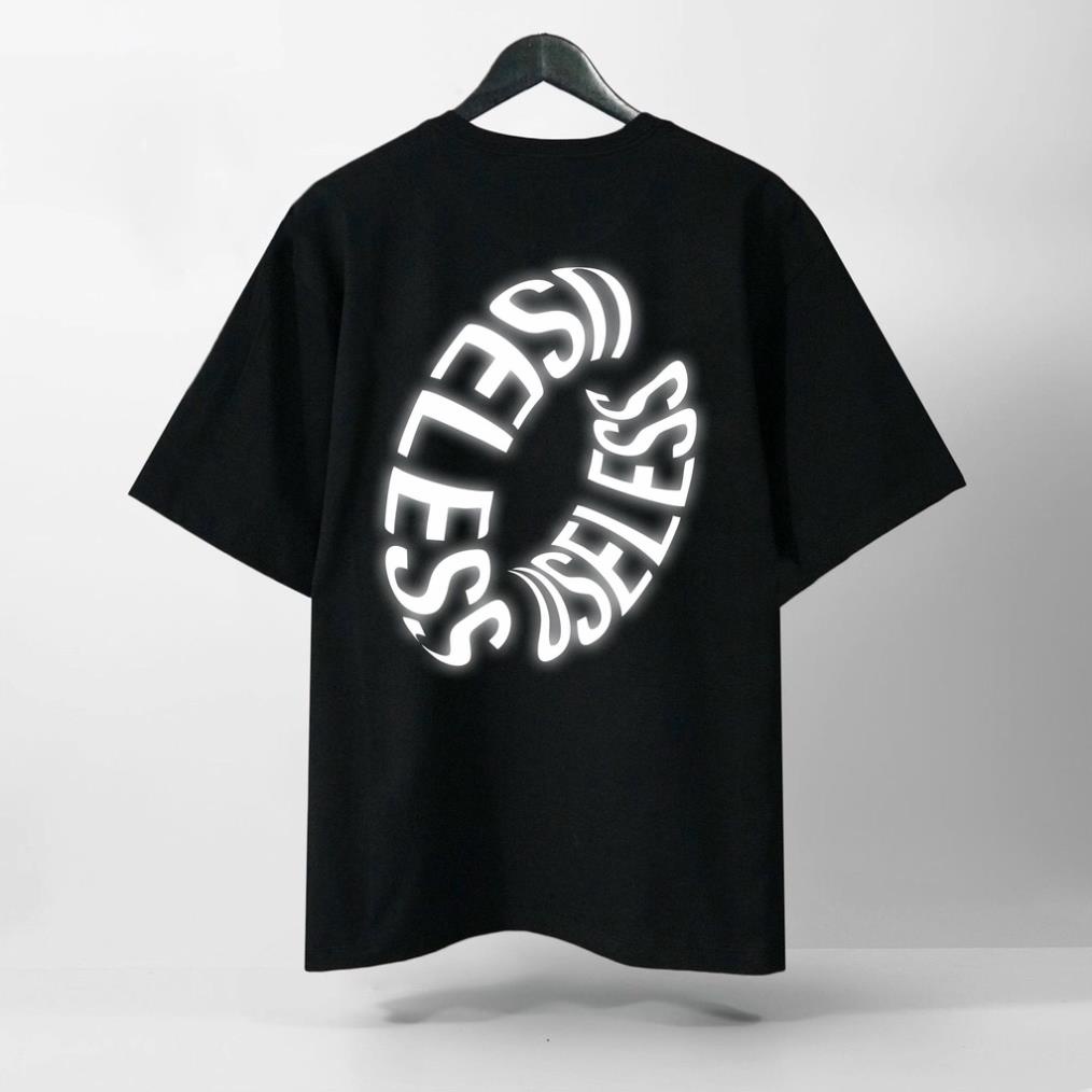 Áo Thun Tay Lỡ Phản Quang Bạc Sang Trọng, Form rộng oversize, áo phông unisex, chất liệu Cotton - KKIM Shop