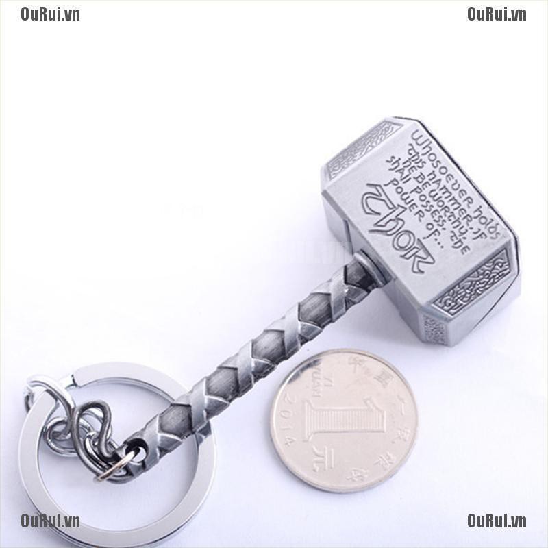 (FCC) Móc Khóa Hình Búa Kim Loại Đặc Biệt