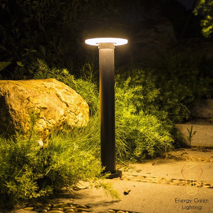 Đèn Cột Sân Vườn Đĩa Bay Energy Green Lighting DSV-1170 Chống Nước - Chiều Cao 60cm - Cắm Điện Và Dùng Năng Lượng Mặt Tr