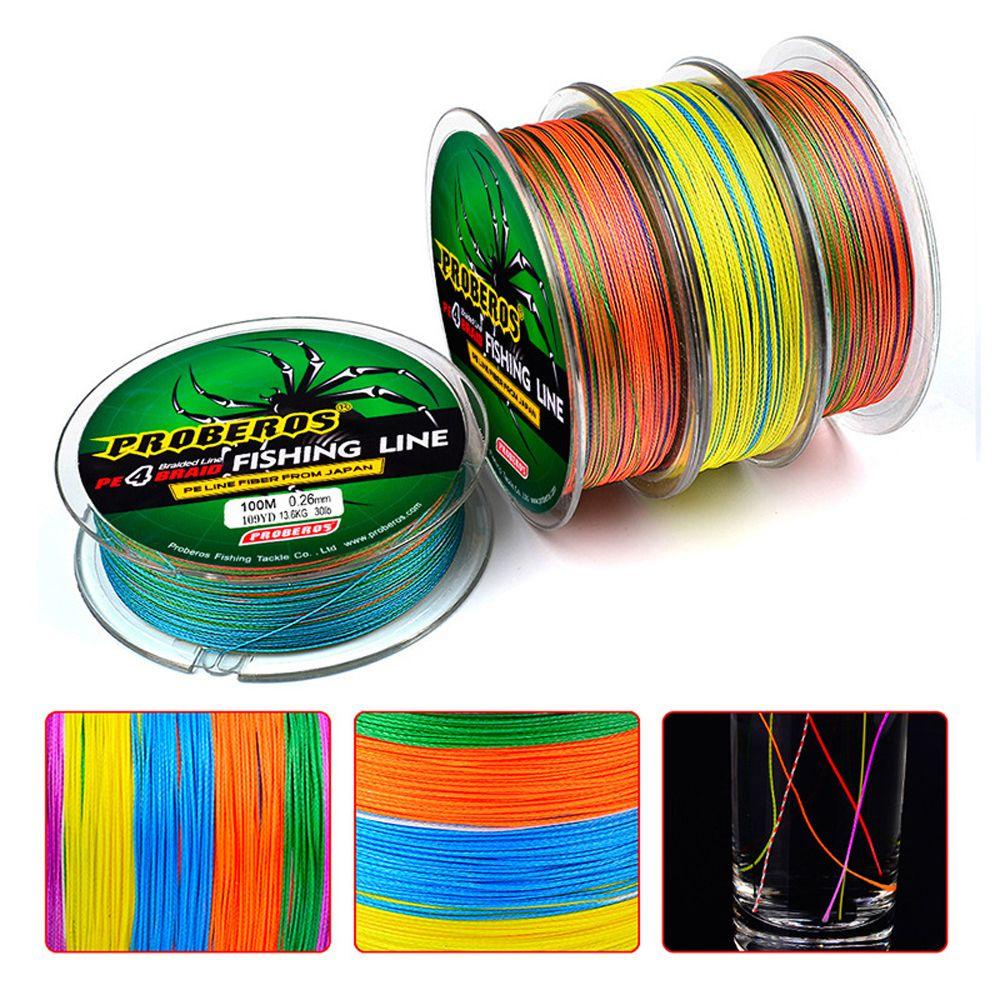 Cuộn Dây Câu Cá 7-80lb 100m Nhiều Màu Sắc Chống Mài Mòn Chất Lượng Cao