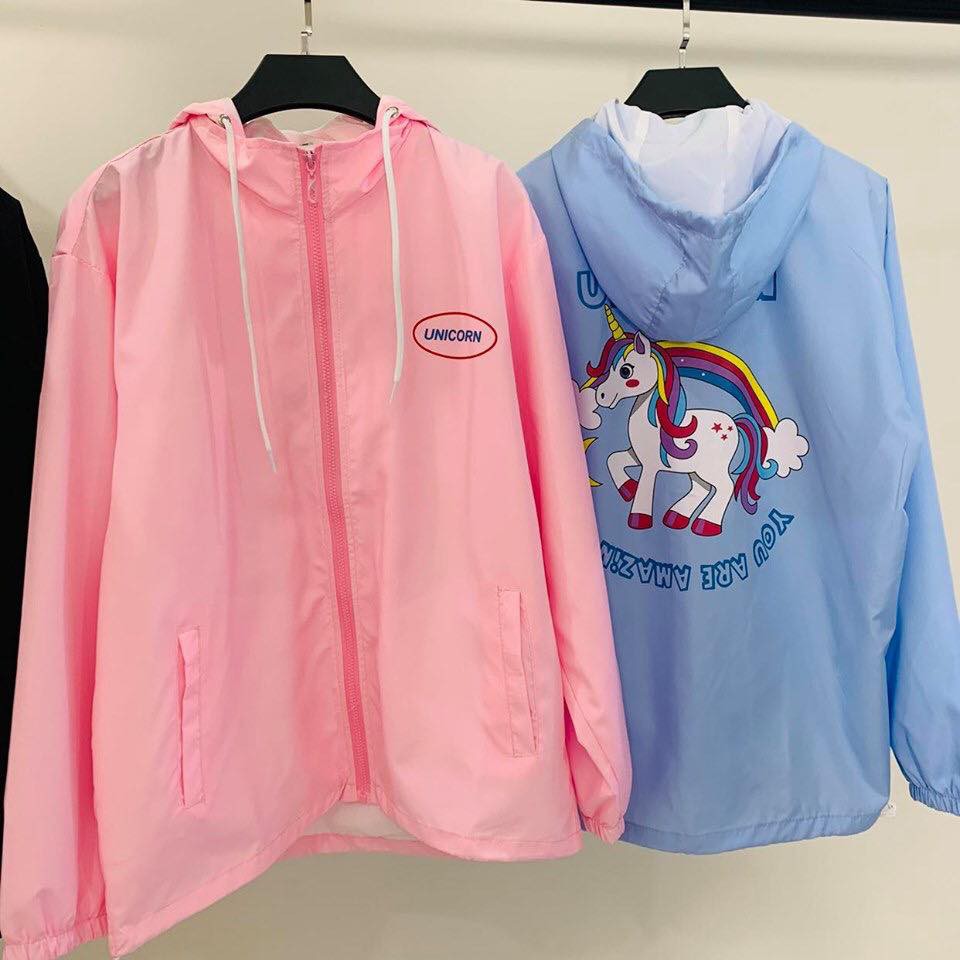 Áo khoác dù kỳ lân UNISEX cho cả nam và nữ