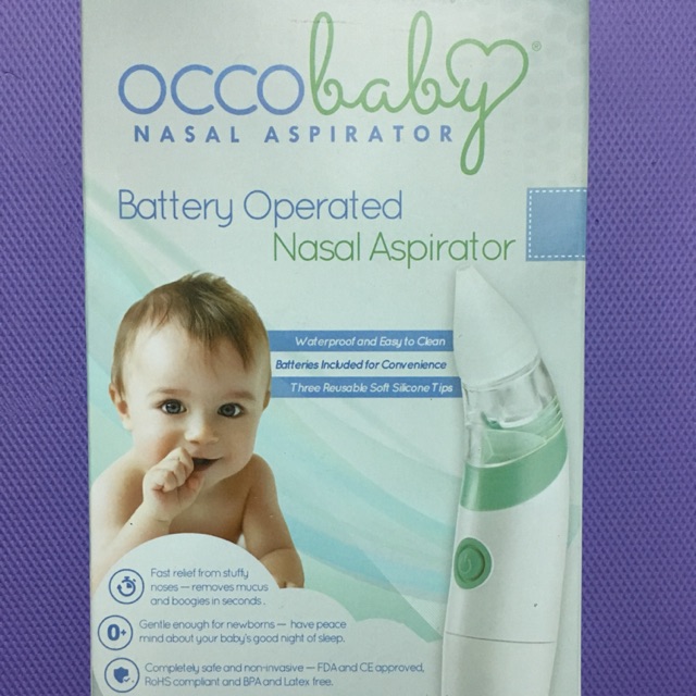 Máy hút mũi OccoBaby trẻ sơ sinh &amp; trẻ nhỏ (OccoBaby Nasal Aspirator)