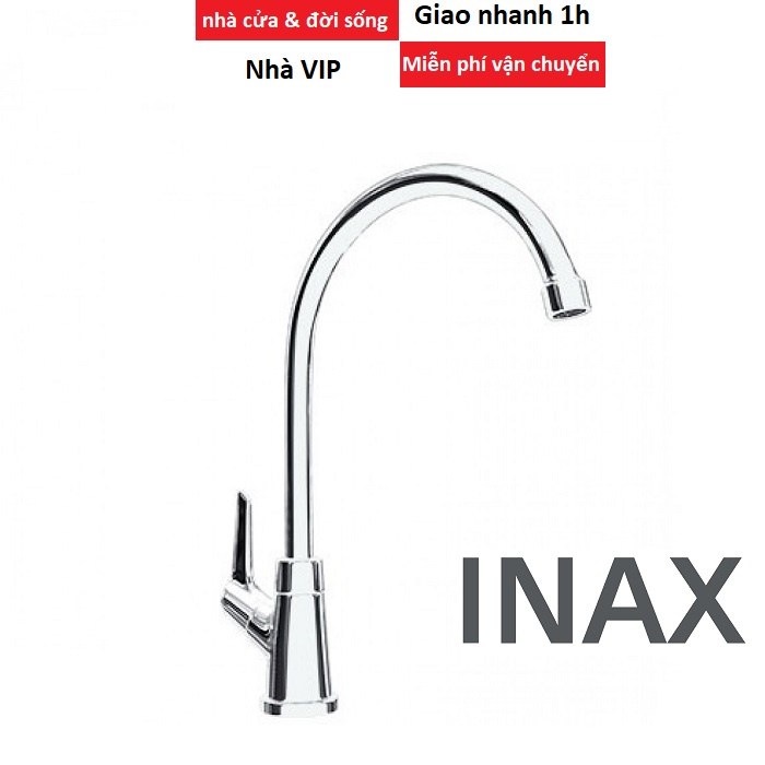 Vòi nước rửa bát, chén lạnh cao cấp INAX SFV-17, xoay 360 độ,chính hãng