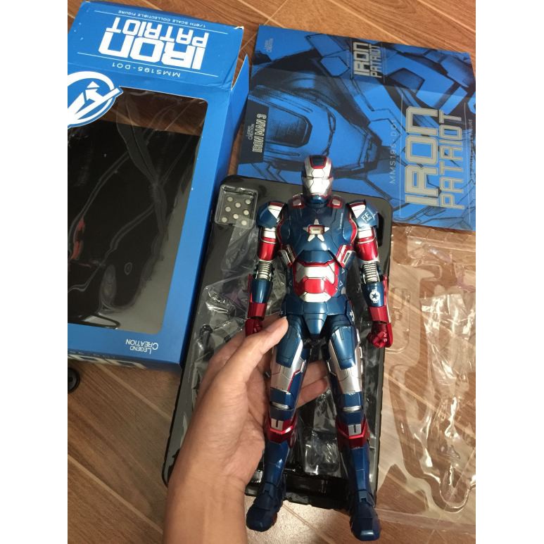 [Ành thật] Mô hình Iron man Patriot HC Hochoi 1/6 30cm - Avengers