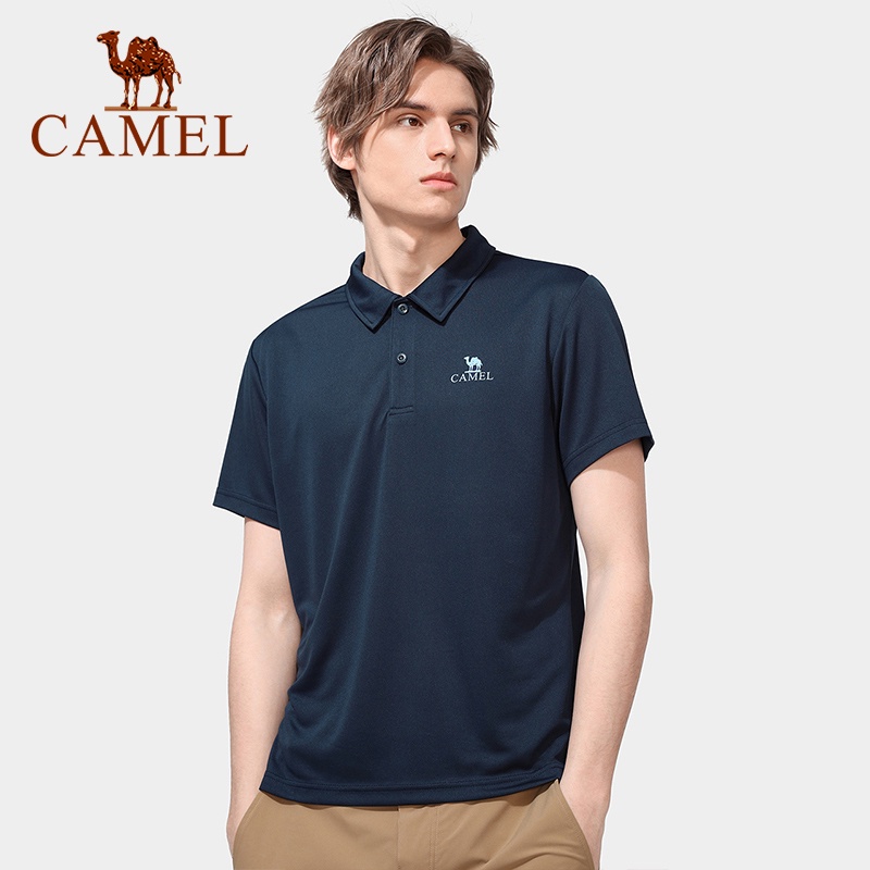 Áo thun polo CAMEL ngắn tay nhanh khô chất lượng thời trang cao cấp cho nam