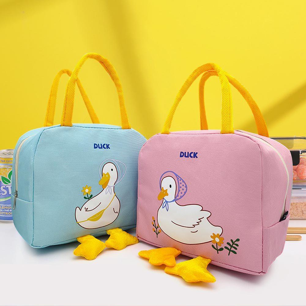 Lloyd Túi Đựng Cơm Trưa Nylon Chống Thấm Nước Có Khóa Kéo Tiện Lợi Phong Cách Hàn Quốc