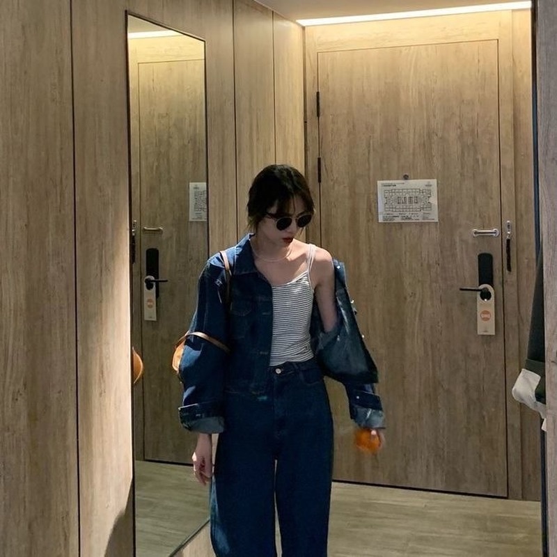 Áo Hai Dây Hở Lưng Họa Tiết Kẻ Sọc Thời Trang Mùa Hè Dành Cho Nữ