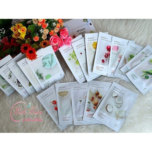 COMBO 5 MẶT NẠ INNISFREE MẪU 2020